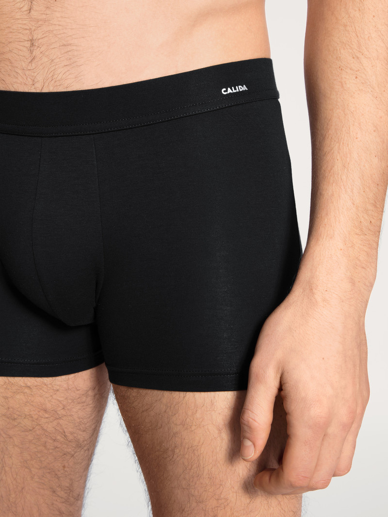 Biancheria Intima Uomo Calida Cotton Code Boxer Brief Schwarz | 4863-MFLUX