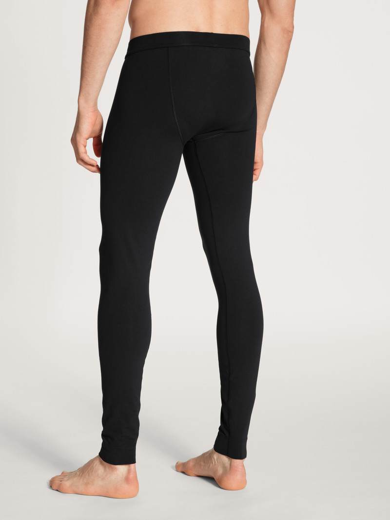 Biancheria Intima Uomo Calida Cotton Code Pants Schwarz | 0849-TYBPO