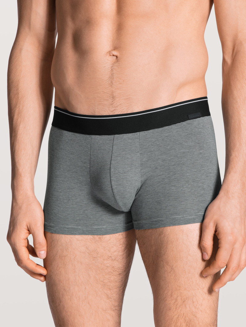 Biancheria Intima Uomo Calida Cotton Stretch Boxer Brief Fog | 6498-VWHMI