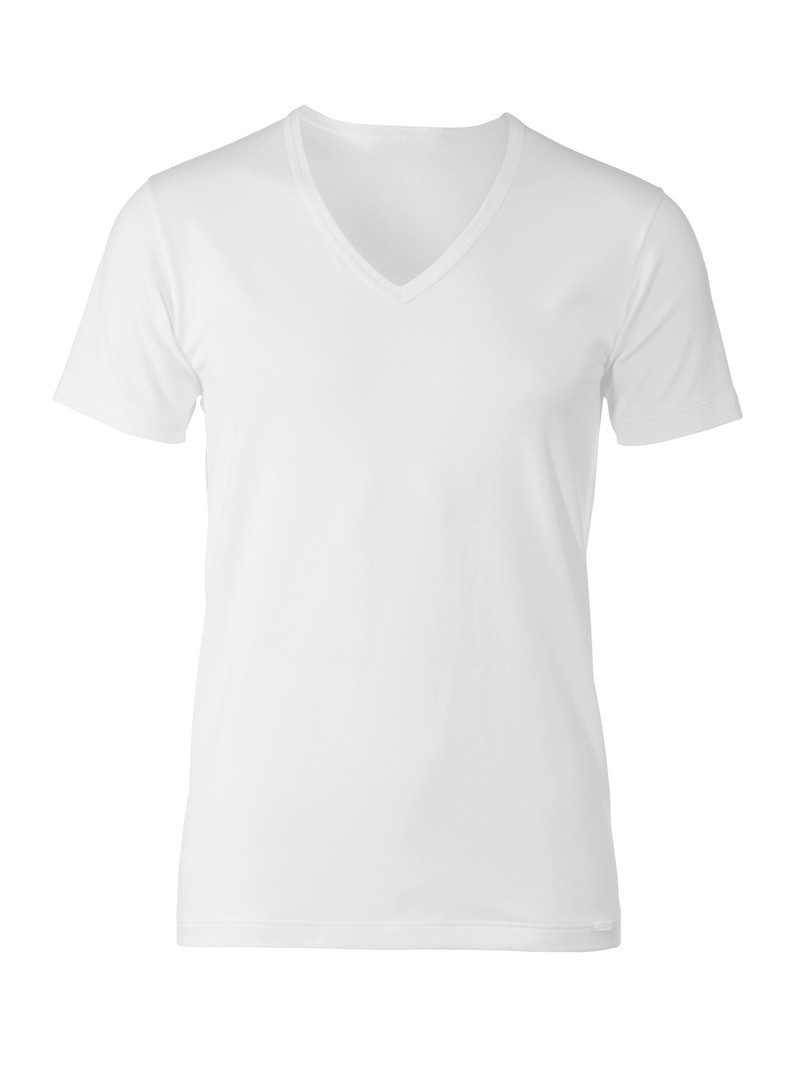 Biancheria Intima Uomo Calida Focus V-shirt Weiss | 9486-MVRYJ