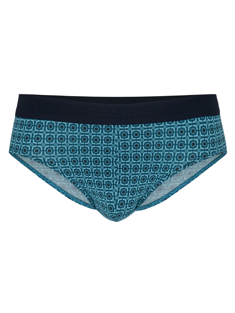 Biancheria Intima Uomo Calida Grafic Cotton Brief Blu | 5932-HGXJY