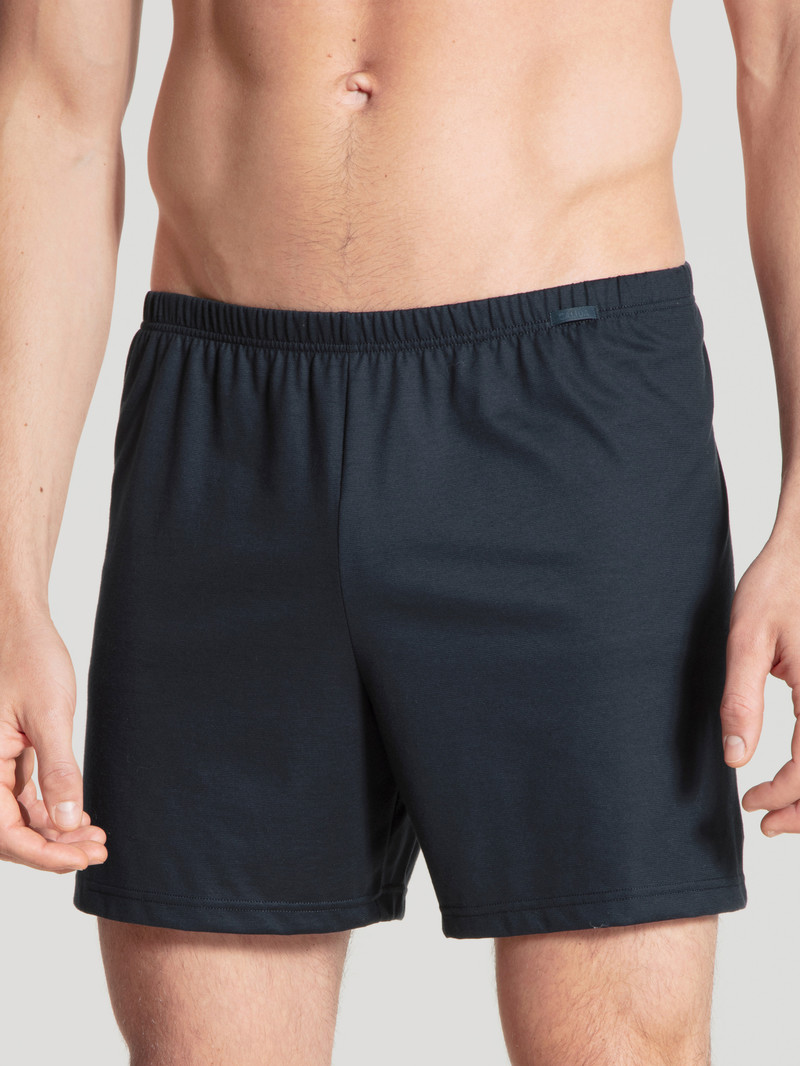 Biancheria Intima Uomo Calida Prints Benefit Boxershorts, Two Pack Darkblue | 0523-ILEBY