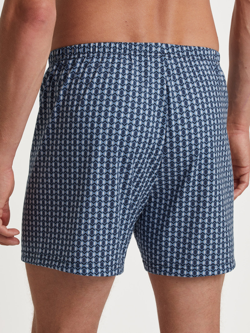 Biancheria Intima Uomo Calida Prints Boxer Shorts Blu | 5970-FQXWS