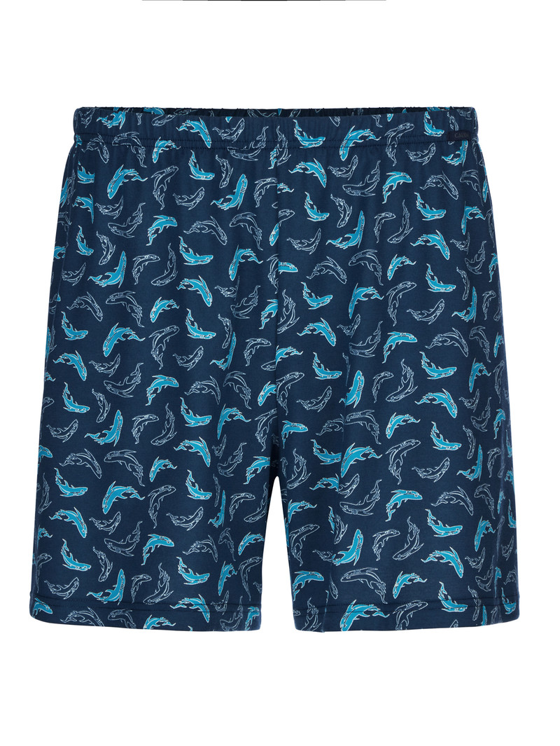 Biancheria Intima Uomo Calida Prints Boxer Shorts Blu | 8217-NQITF