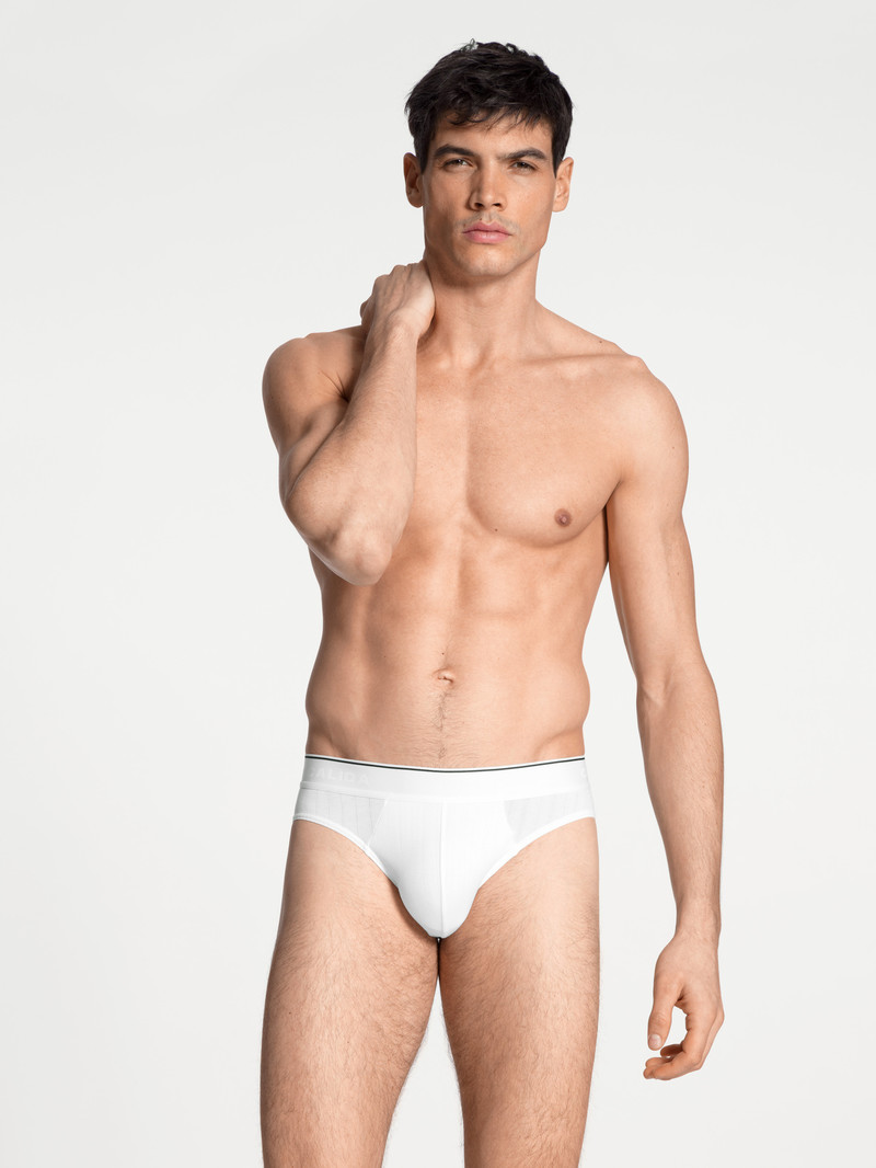 Biancheria Intima Uomo Calida Pure & Style Mini Brief Weiss | 9846-LQMVB