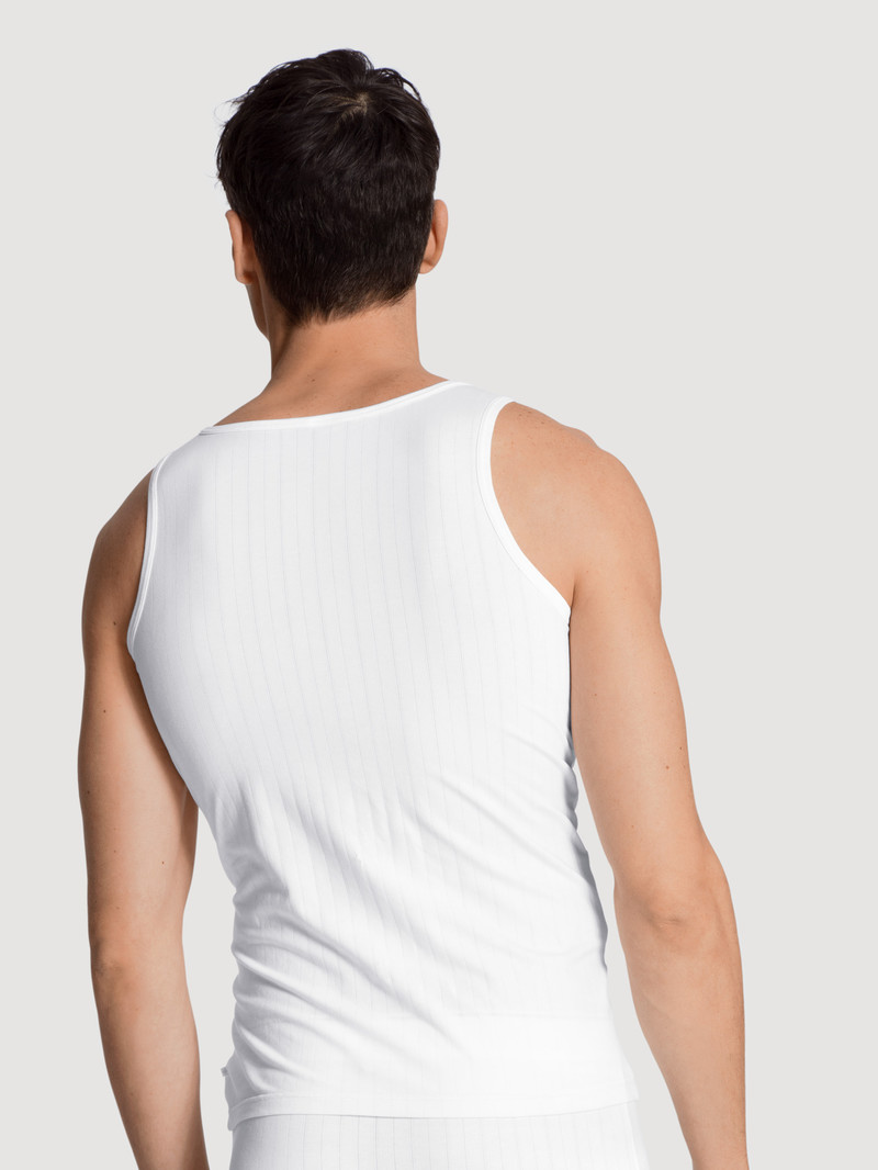 Biancheria Intima Uomo Calida Pure & Style Athletic Shirt Weiss | 0294-STCKJ