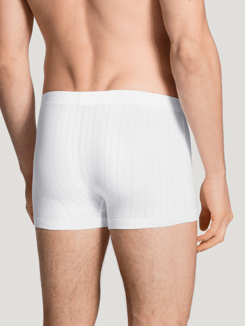 Biancheria Intima Uomo Calida Pure & Style Boxer Brief, Covered Waistband Weiss | 7936-YKUQH