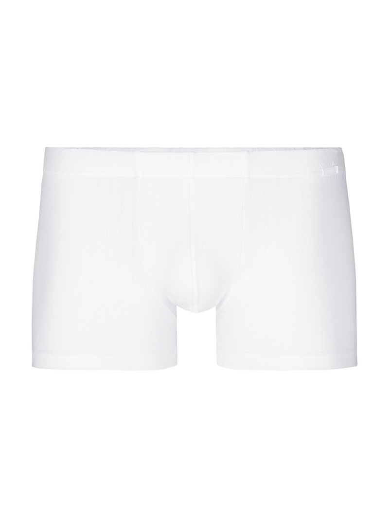 Biancheria Intima Uomo Calida Pure & Style Boxer Brief, Covered Waistband Weiss | 7936-YKUQH