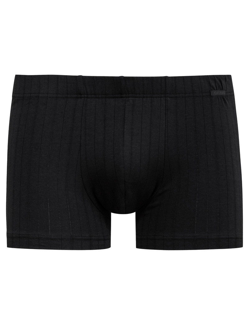 Biancheria Intima Uomo Calida Pure & Style Boxer Brief, Covered Waistband Schwarz | 1370-OPBAW