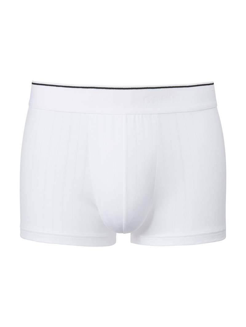 Biancheria Intima Uomo Calida Pure & Style Boxer Brief, Elastic Waistband Weiss | 2468-LVBGP