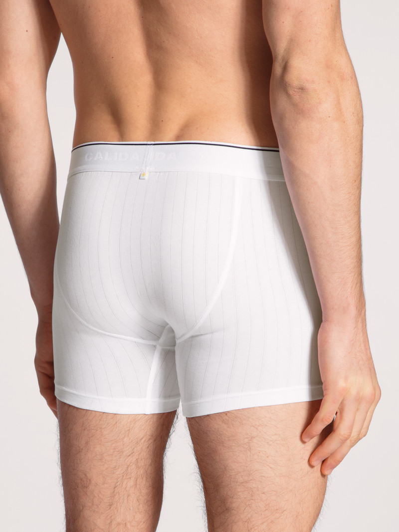 Biancheria Intima Uomo Calida Pure & Style Boxer Brief Weiss | 4695-DENHZ