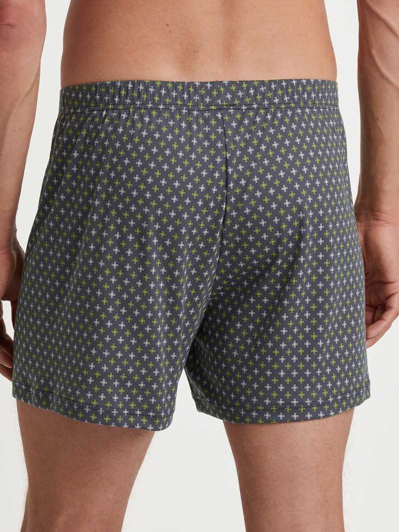 Biancheria Intima Uomo Calida Swiss Edition Boxer Shorts Anthrazit | 3791-ROHEP