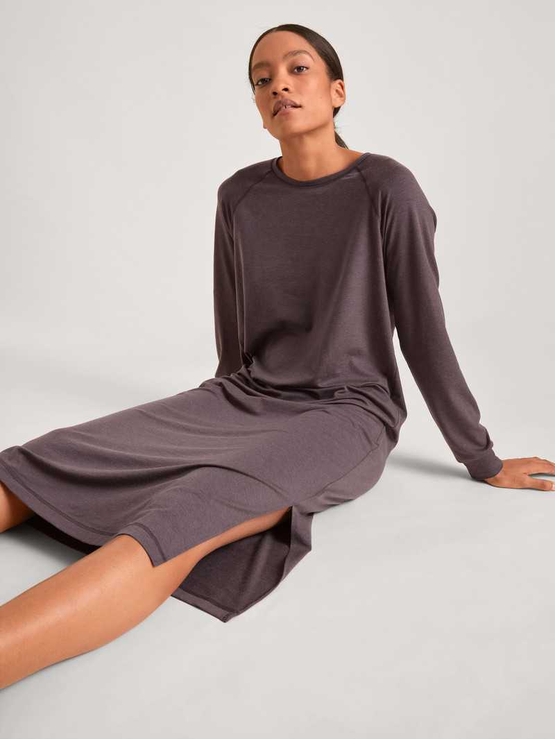 Deepsleepwear Donna Calida Dsw Warming Nightdress Soft Taupe | 9427-JZOKT