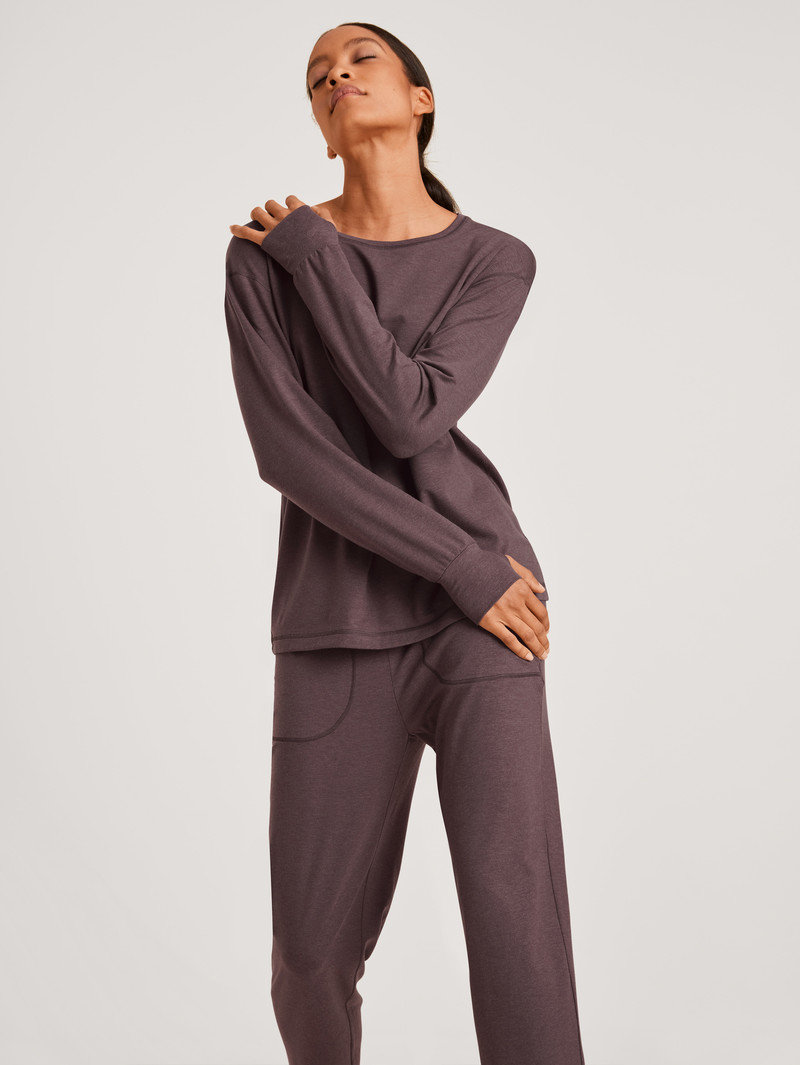 Deepsleepwear Donna Calida Dsw Warming Pants Soft Taupe | 6327-SKJIV