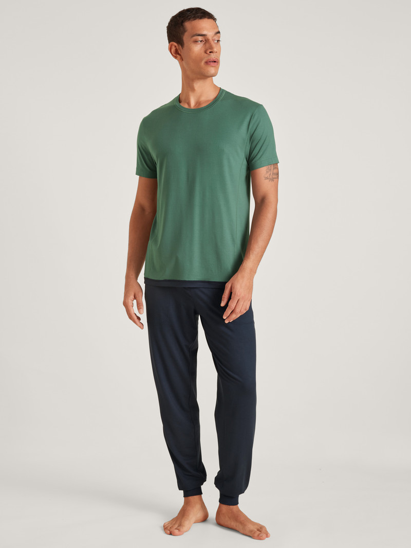 Deepsleepwear Uomo Calida Dsw Balancing Shirt Short Sleeve Corallo | 5178-HNSFZ