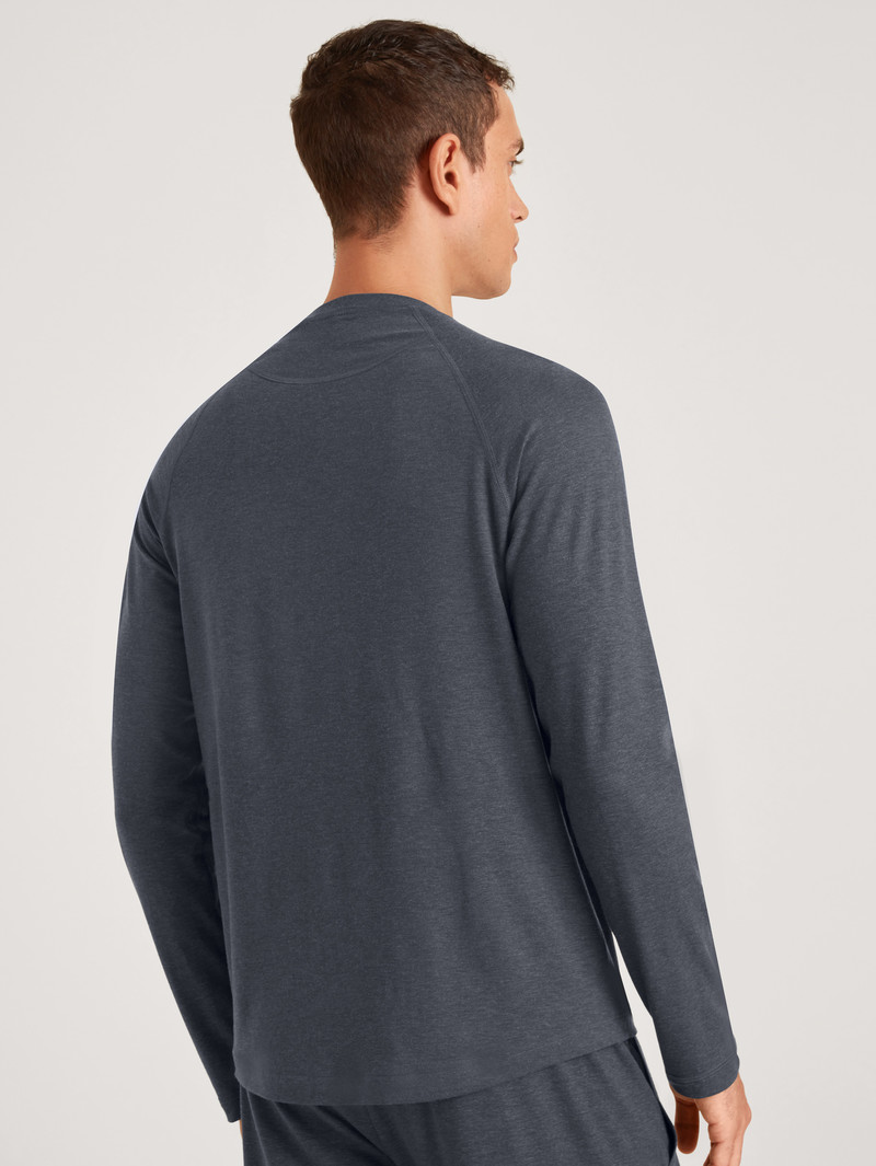 Deepsleepwear Uomo Calida Dsw Warming Shirt Long-sleeve Anthrazit | 7645-WSMIX