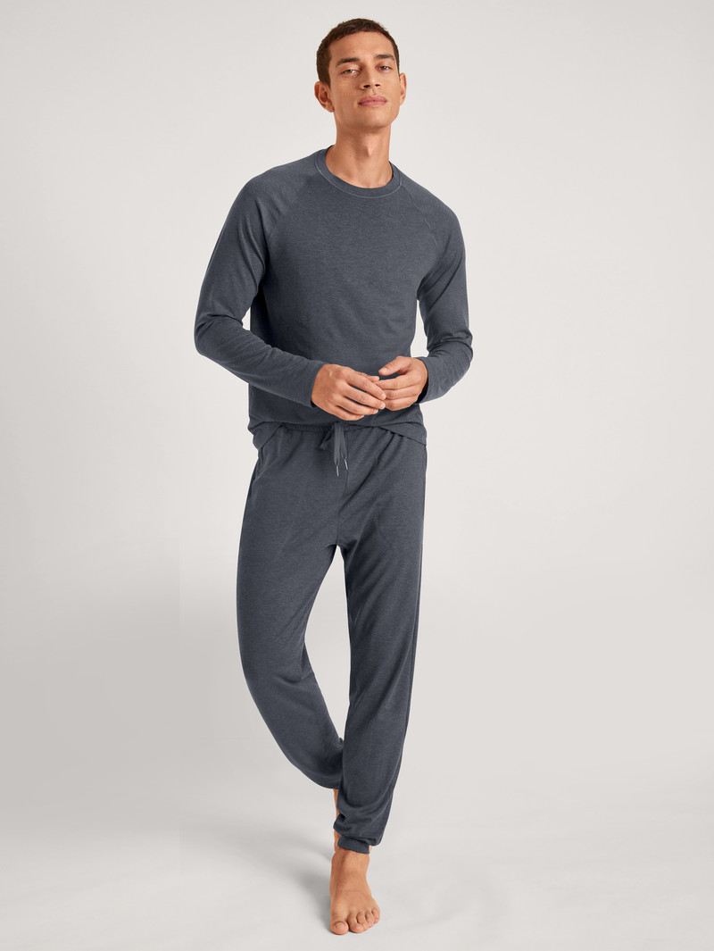 Deepsleepwear Uomo Calida Dsw Warming Shirt Long-sleeve Anthrazit | 7645-WSMIX