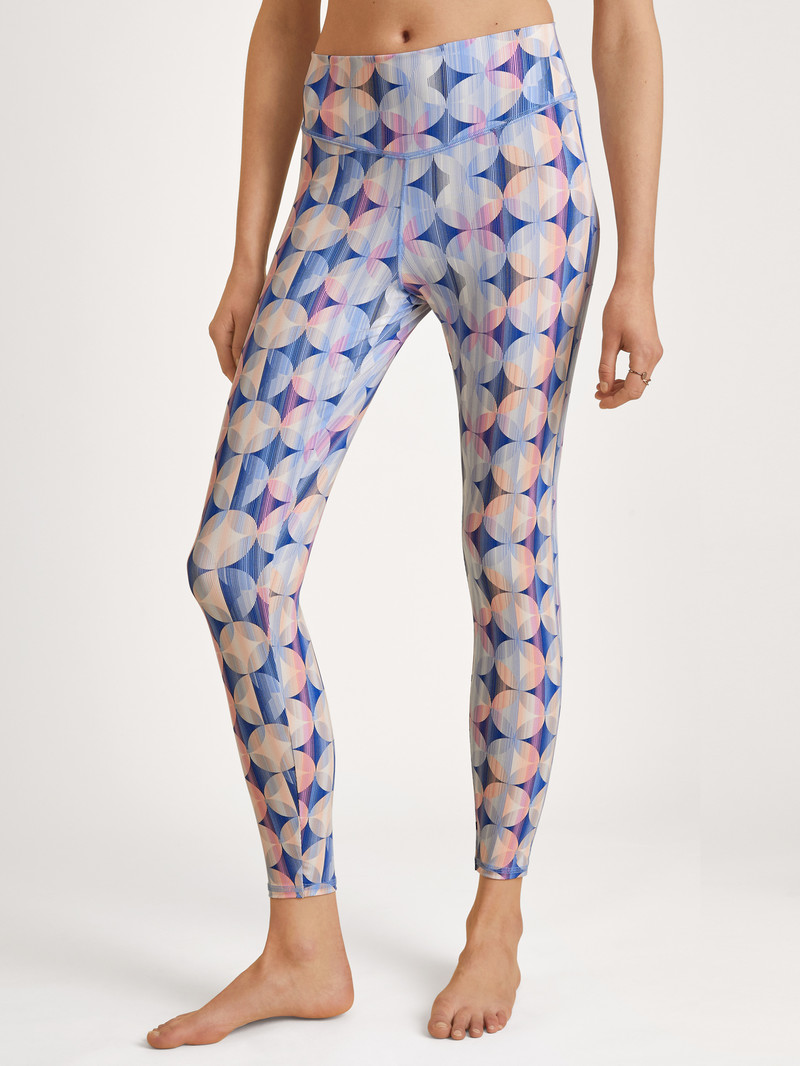 Loungewear Donna Calida Circular Relax Leggings, Cradle To Cradle Certified® Blu | 7532-MOHGU