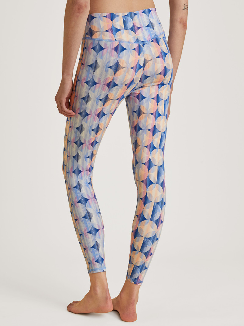 Loungewear Donna Calida Circular Relax Leggings, Cradle To Cradle Certified® Blu | 7532-MOHGU