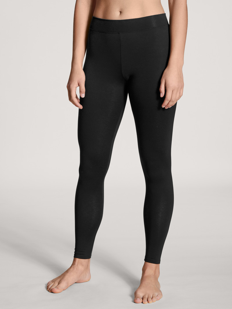 Loungewear Donna Calida Elastic Leggings Schwarz | 4580-OUCZM