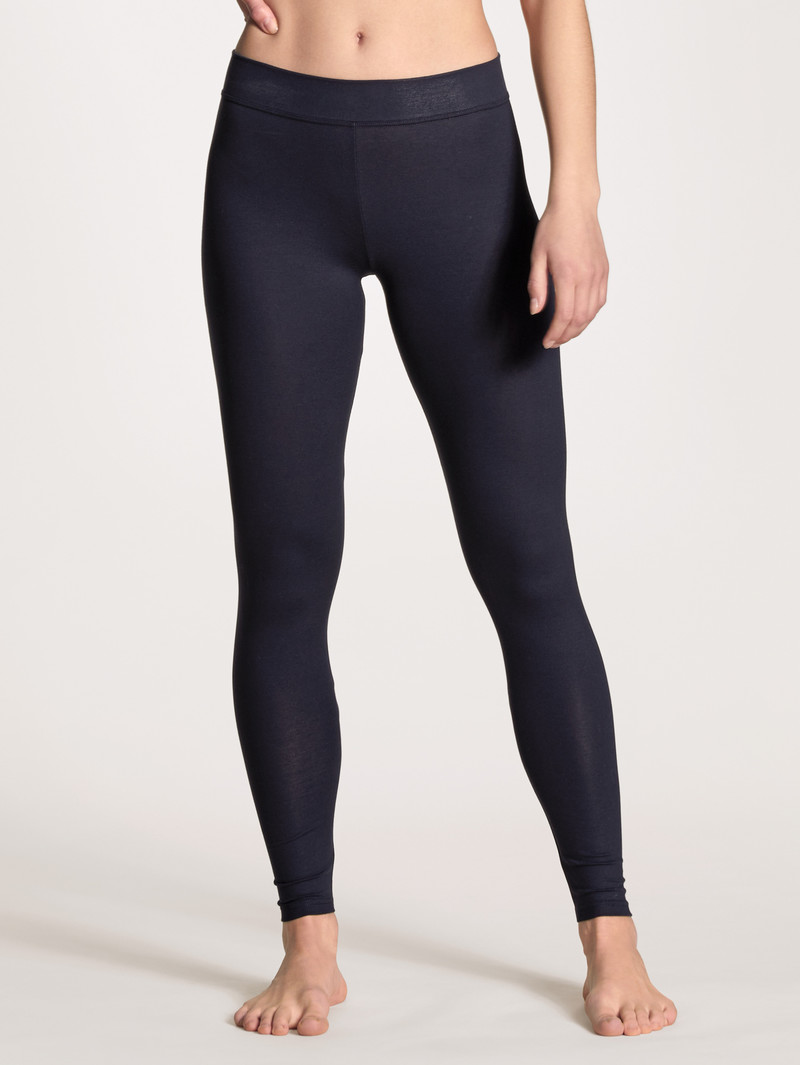 Loungewear Donna Calida Elastic Leggings Corallo Blu | 2386-NWSCM