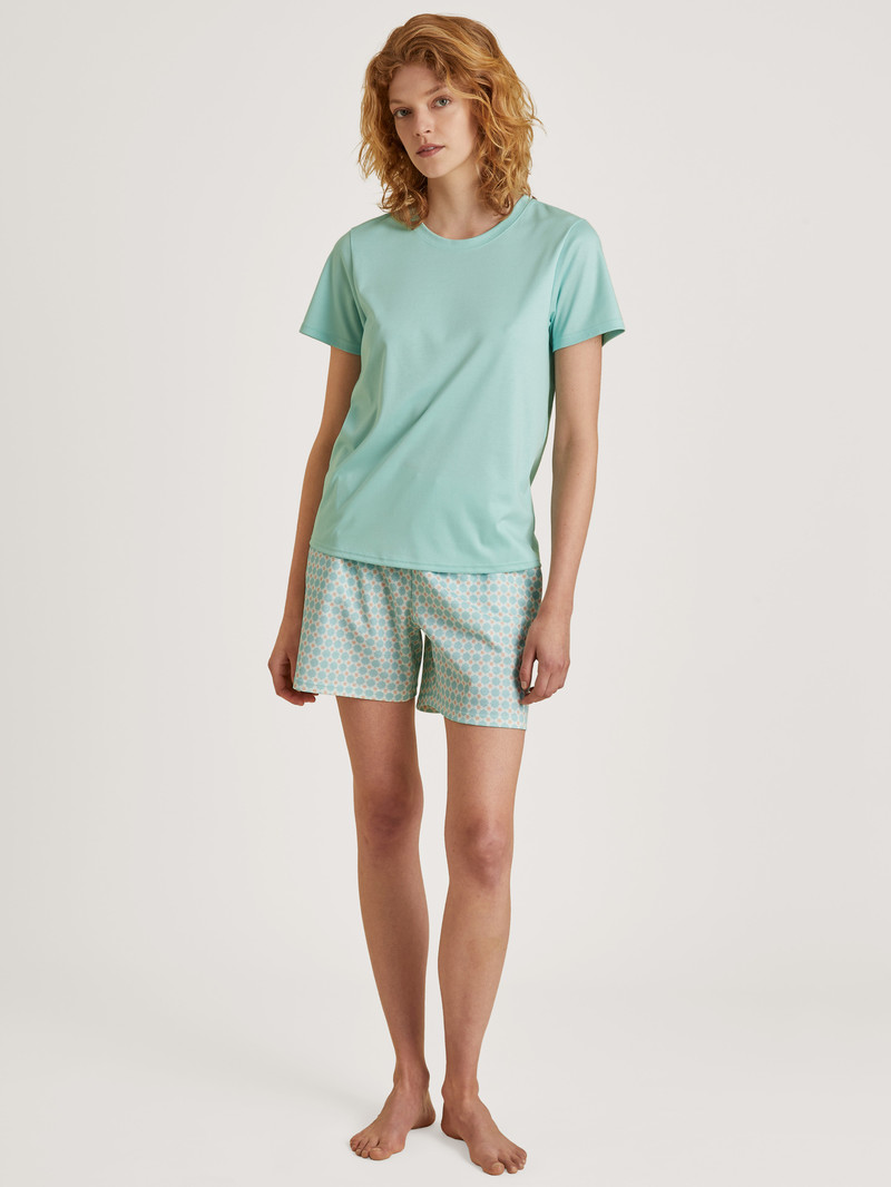 Loungewear Donna Calida Favourites Balance Shorts Blu | 2150-XBSQL