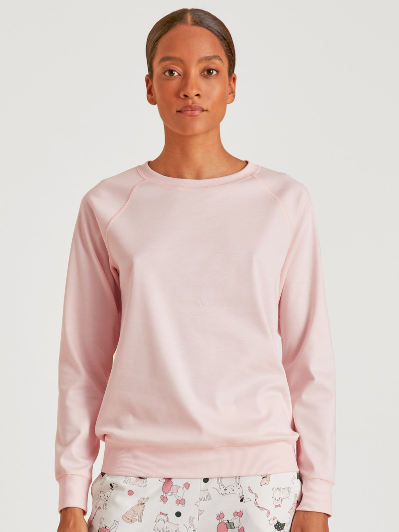 Loungewear Donna Calida Favourites Dog Shirt Long Sleeve Pearl Blush | 3974-BIFTL