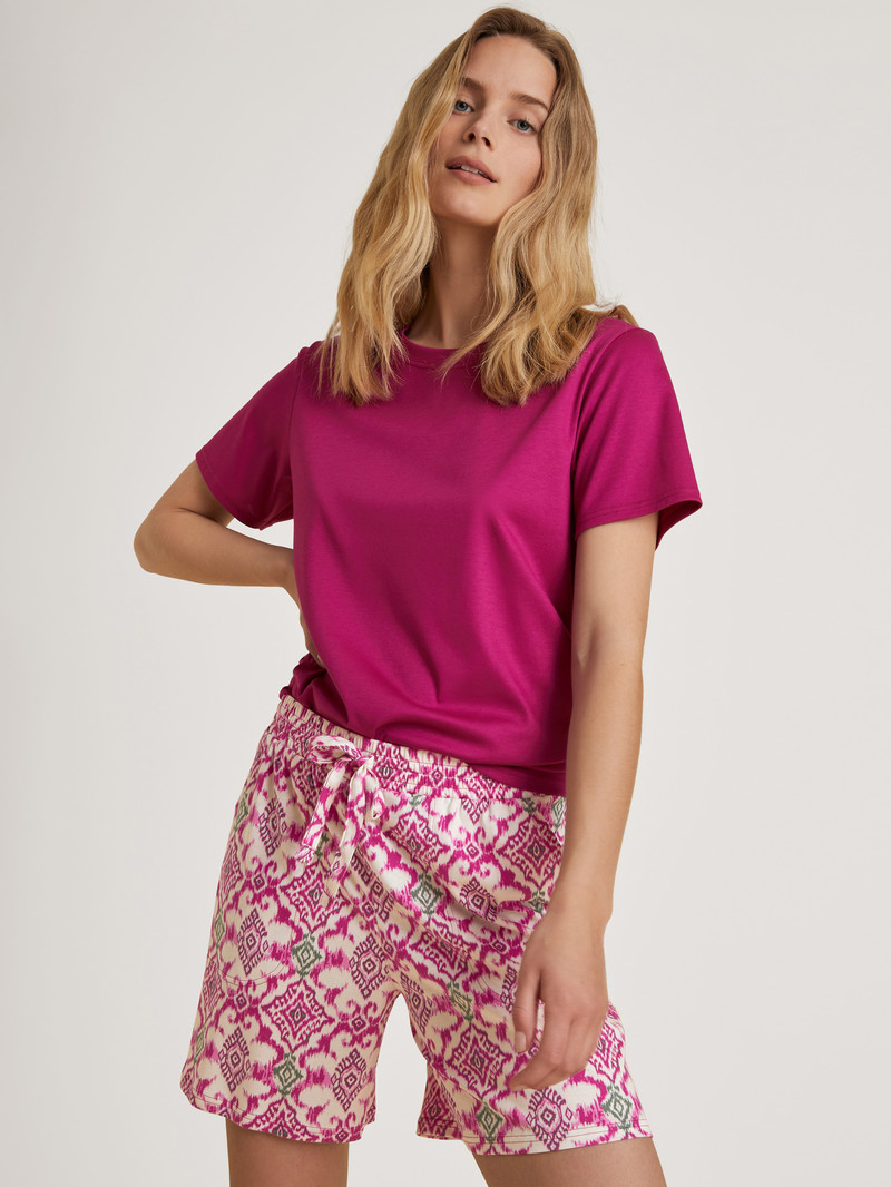 Loungewear Donna Calida Favourites Healing Shorts Fiori | 6540-OWABJ