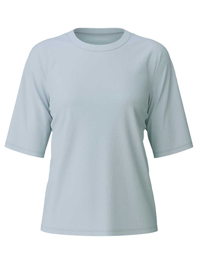 Loungewear Donna Calida Favourites Joy Shirt Short Sleeve Arctic Ice | 3806-CDYKH