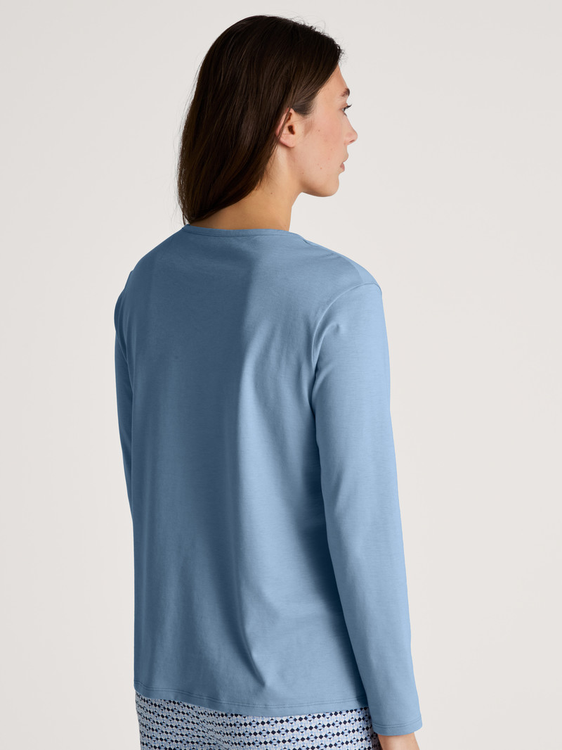 Loungewear Donna Calida Favourites Joy Shirt Long Sleeve Endless Sky | 0327-YAXGF