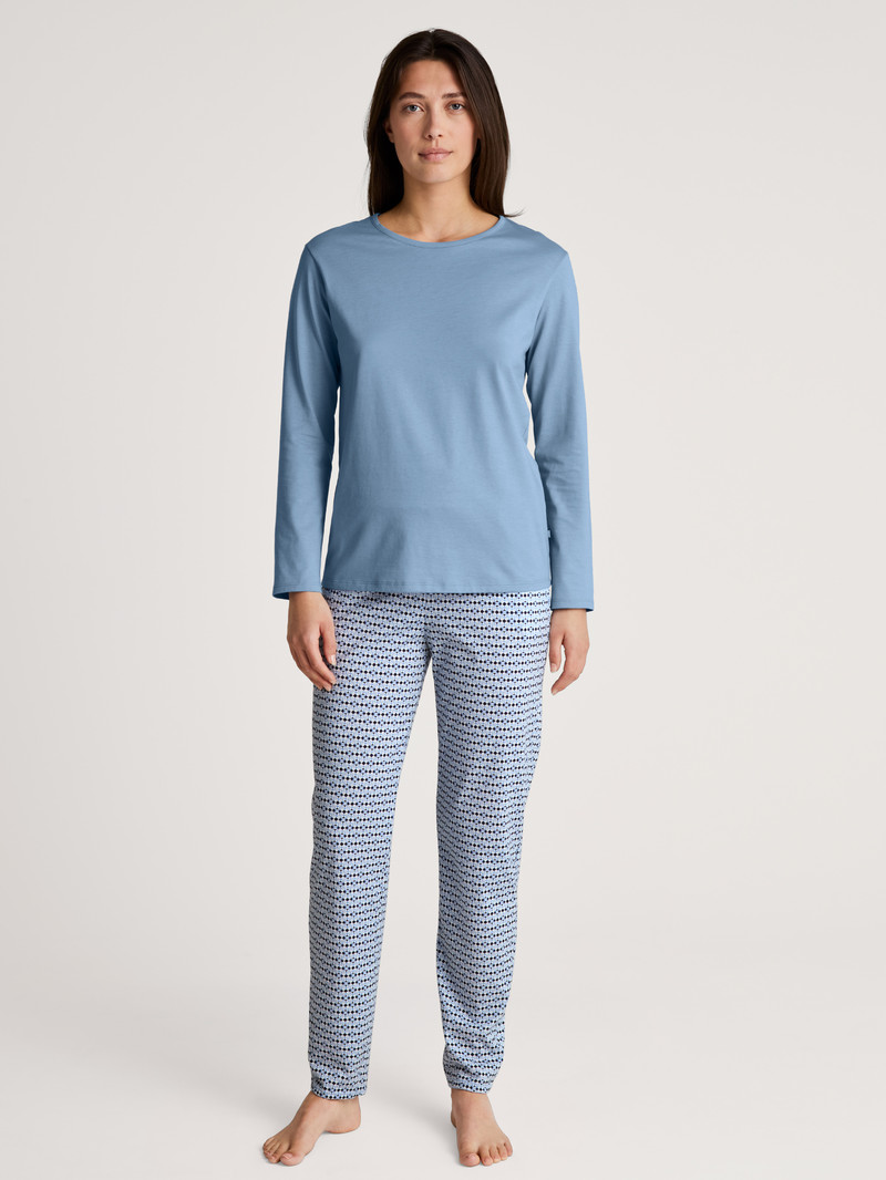 Loungewear Donna Calida Favourites Joy Shirt Long Sleeve Endless Sky | 0327-YAXGF