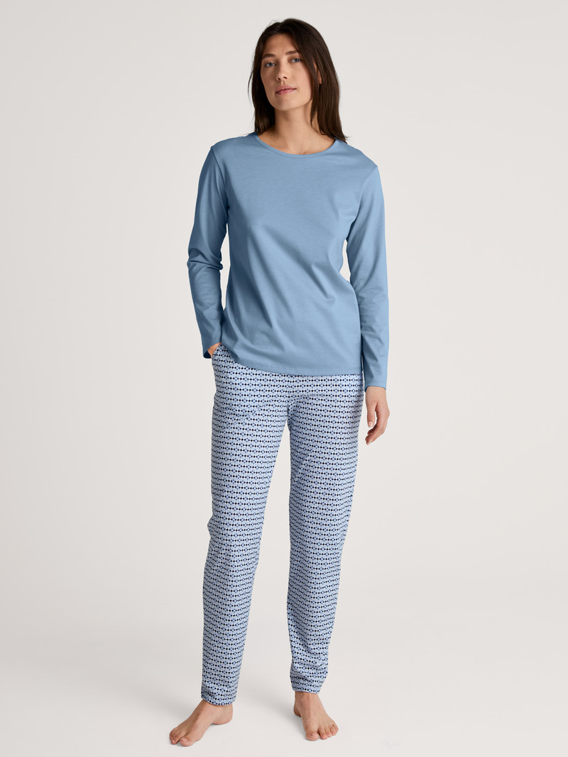 Loungewear Donna Calida Favourites Joy Shirt Long Sleeve Endless Sky | 0327-YAXGF