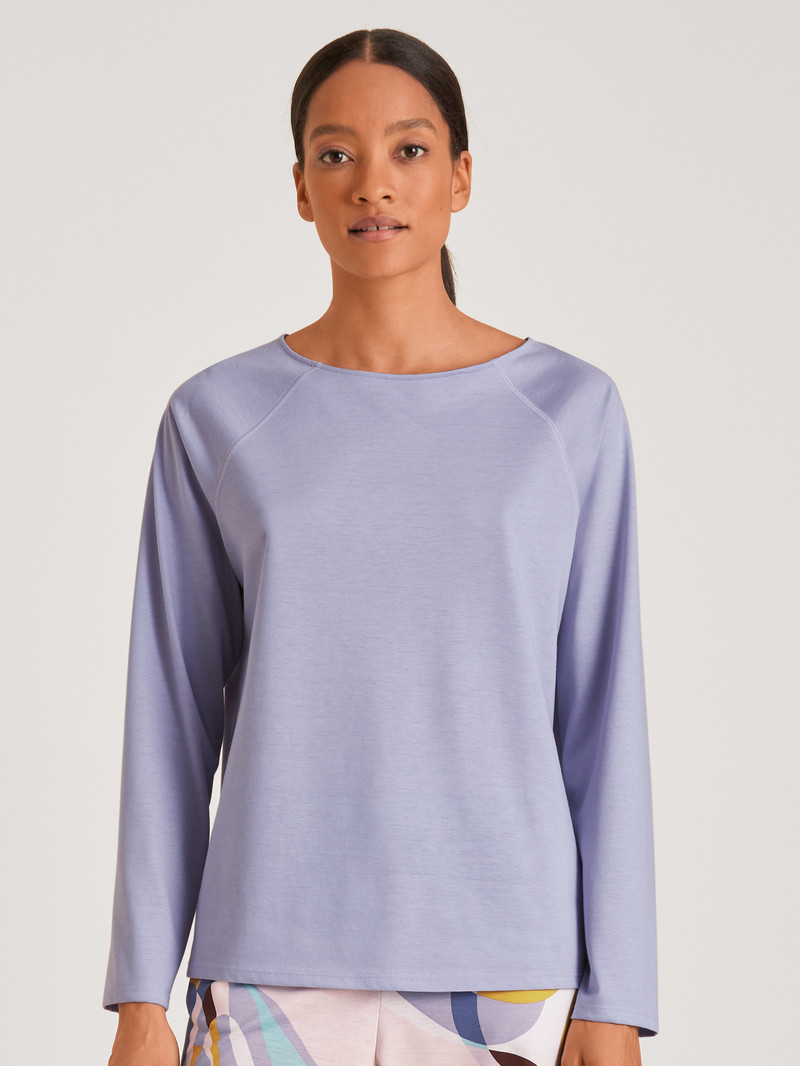 Loungewear Donna Calida Favourites Lavender Shirt Long-sleeve Lavanda | 3498-UVDXS