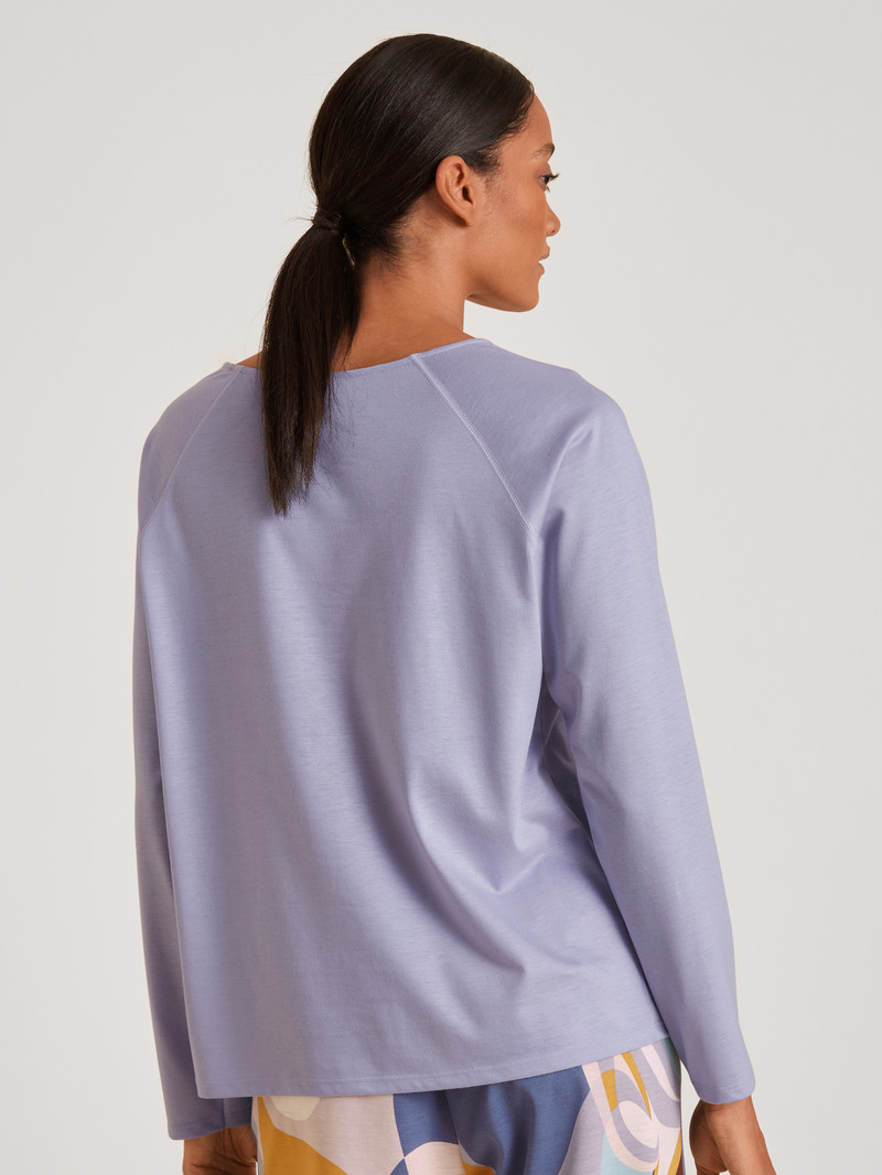 Loungewear Donna Calida Favourites Lavender Shirt Long-sleeve Lavanda | 3498-UVDXS