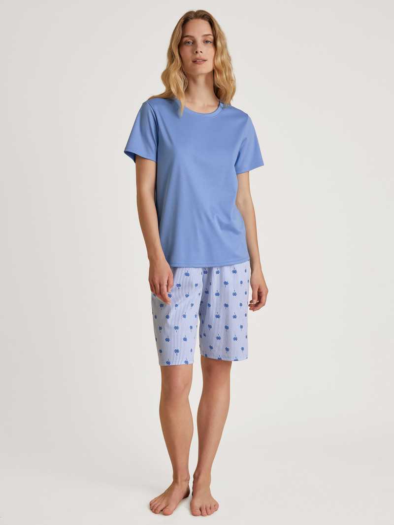 Loungewear Donna Calida Favourites Serenity Bermudas Blu | 1580-OBXIC