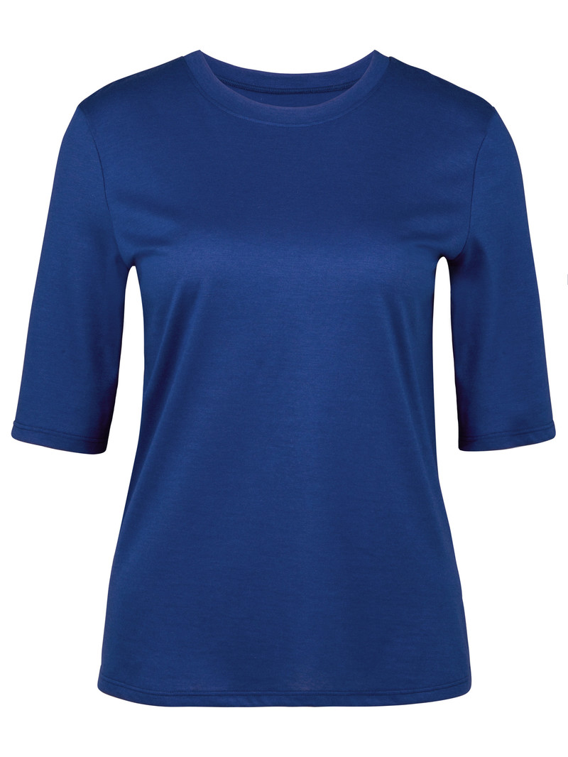 Loungewear Donna Calida Favourites Serenity Shirt Short Sleeve Blu | 7482-NEGSY