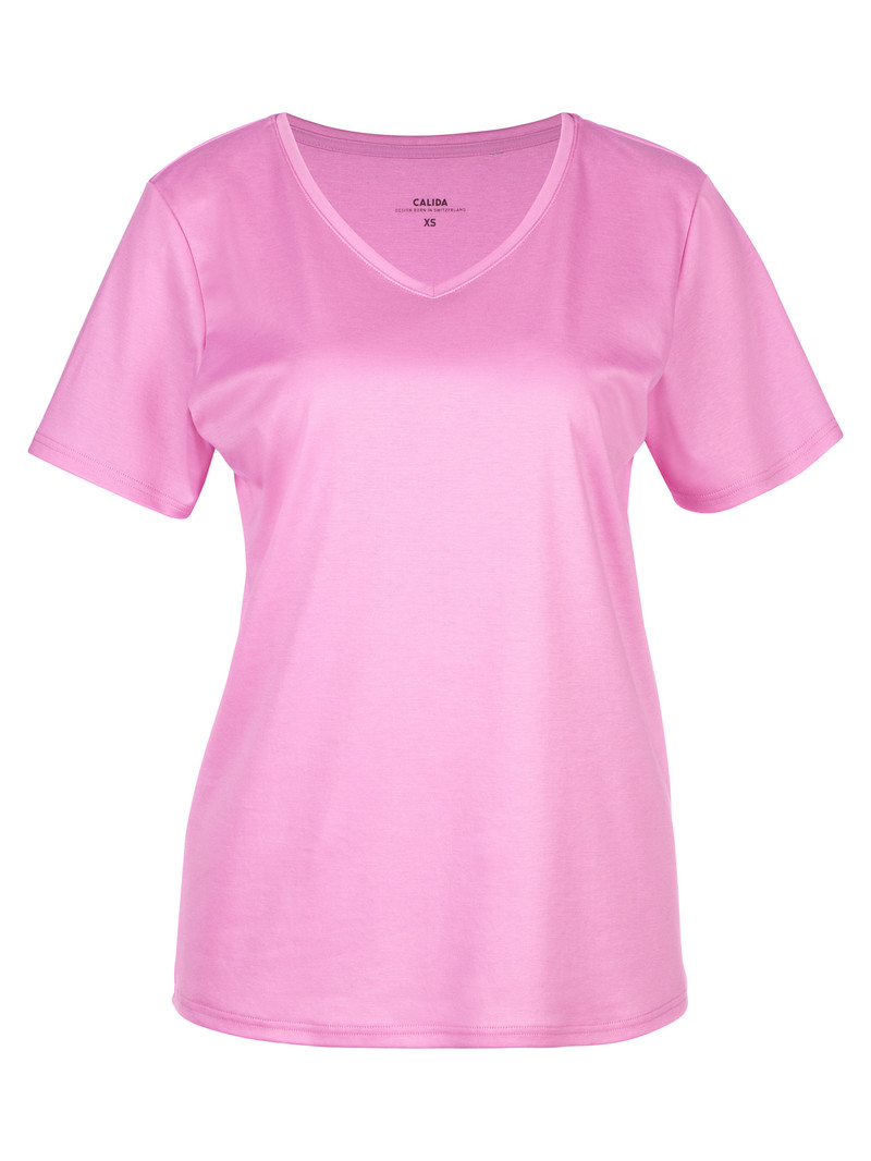 Loungewear Donna Calida Favourites Space Shirt Short Sleeve Rosa | 1963-ZSAKG