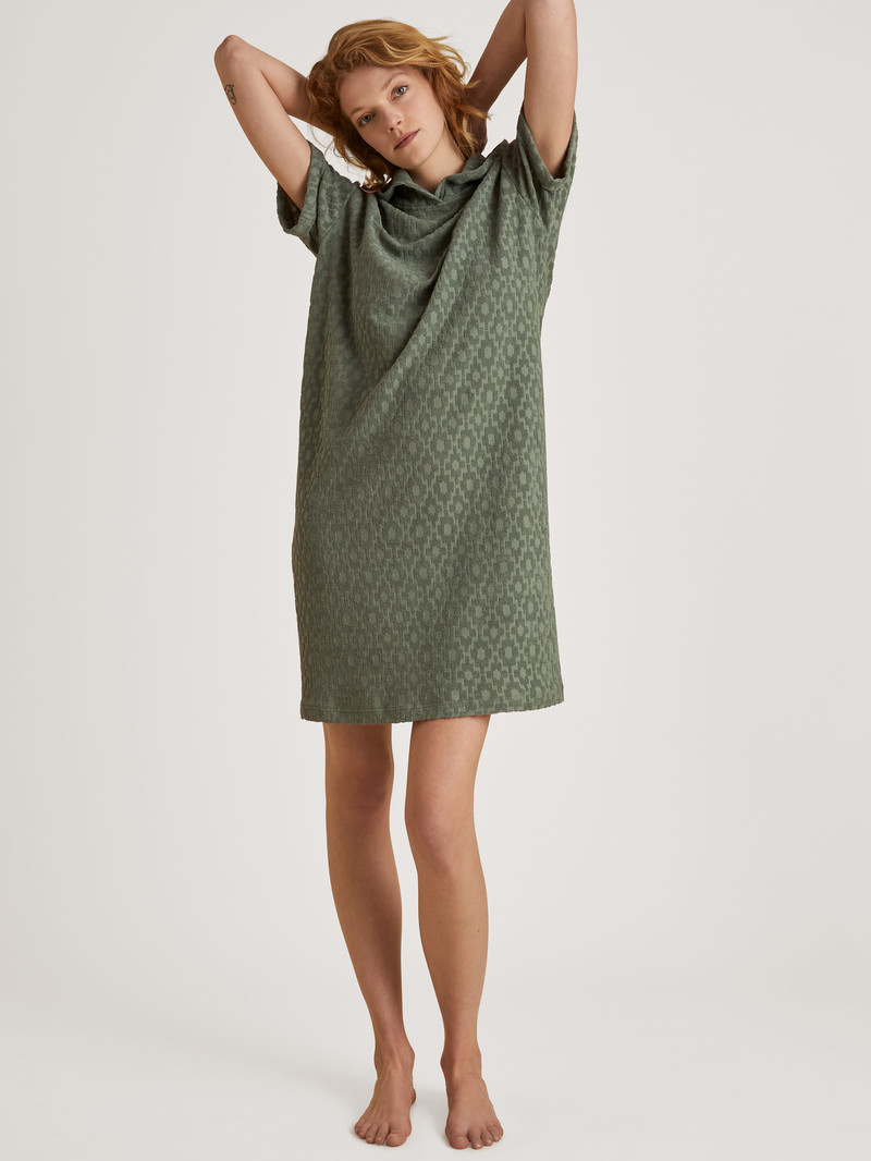 Loungewear Donna Calida Lounge Healing Loungedress Verdi | 2795-XJLBD