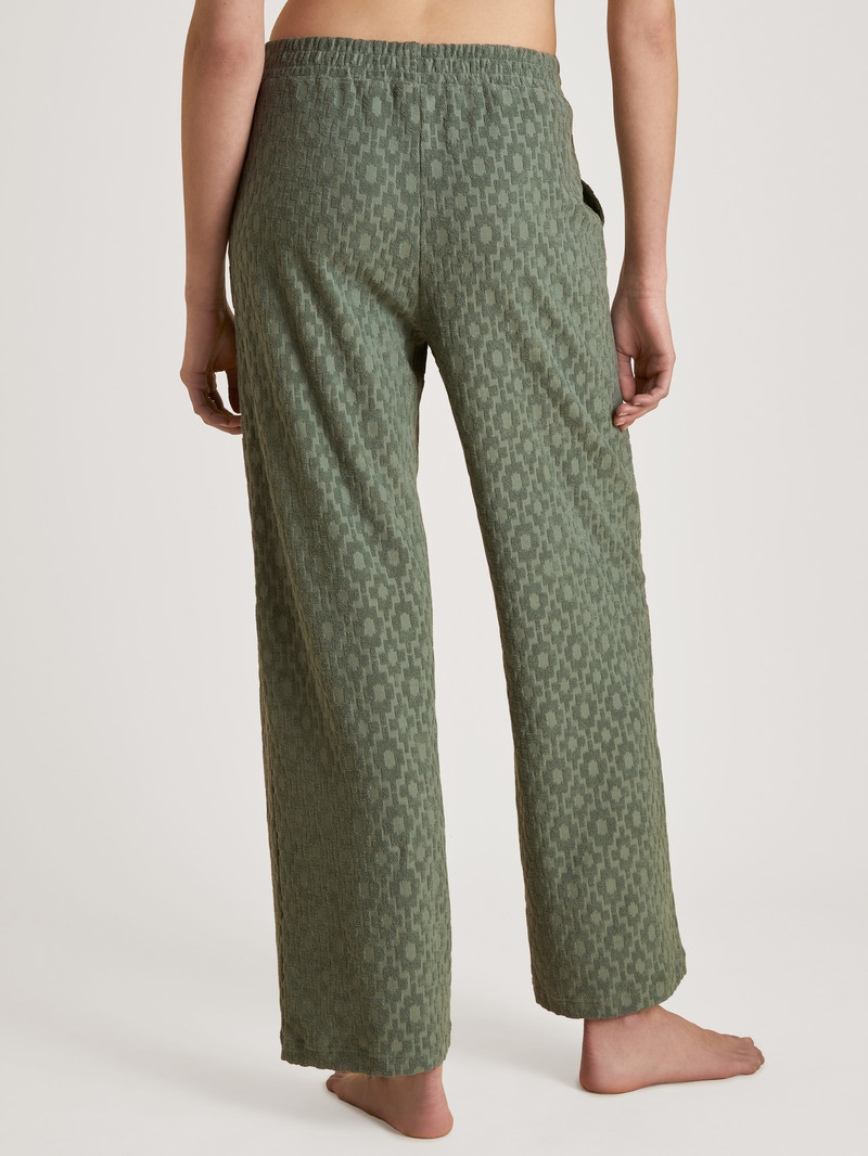 Loungewear Donna Calida Lounge Healing Pants Verdi | 9785-JQXHA