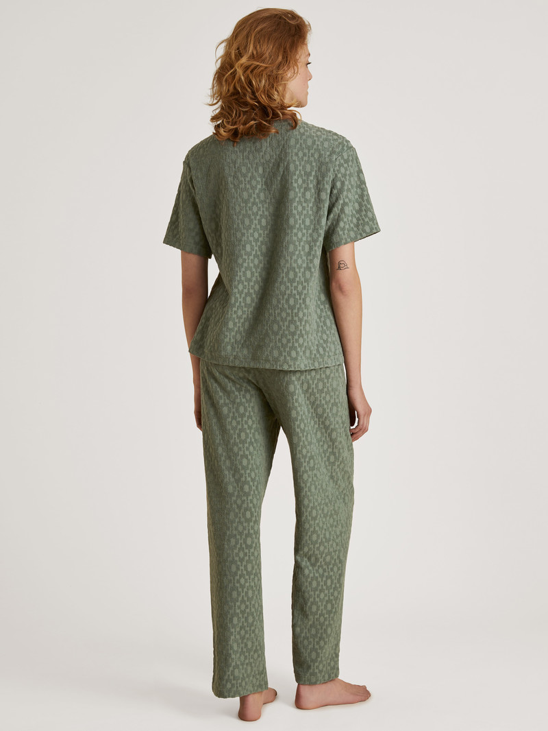 Loungewear Donna Calida Lounge Healing Pants Verdi | 9785-JQXHA