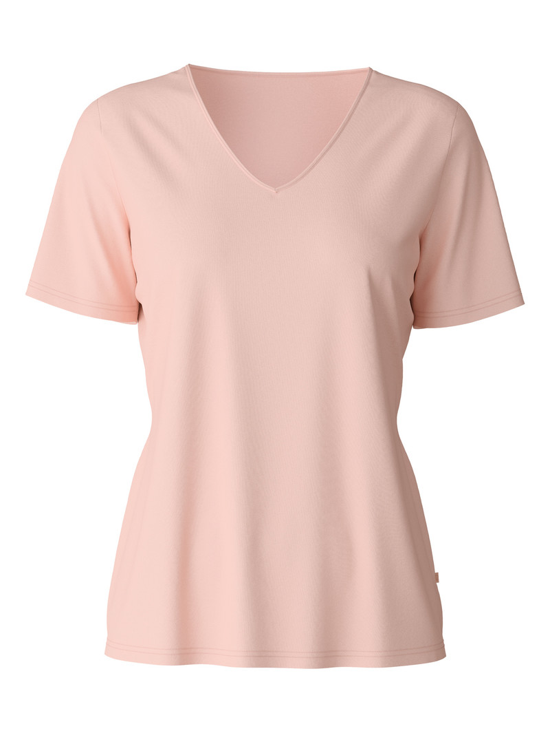 Loungewear Donna Calida Special Shirt Short Sleeve Pearl Blush | 5836-DLBOE