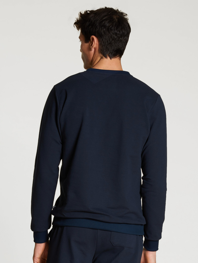 Loungewear Uomo Calida Circular Lounge Sweatshirt, Cradle To Cradle Certified® Corallo | 7830-YVIAK