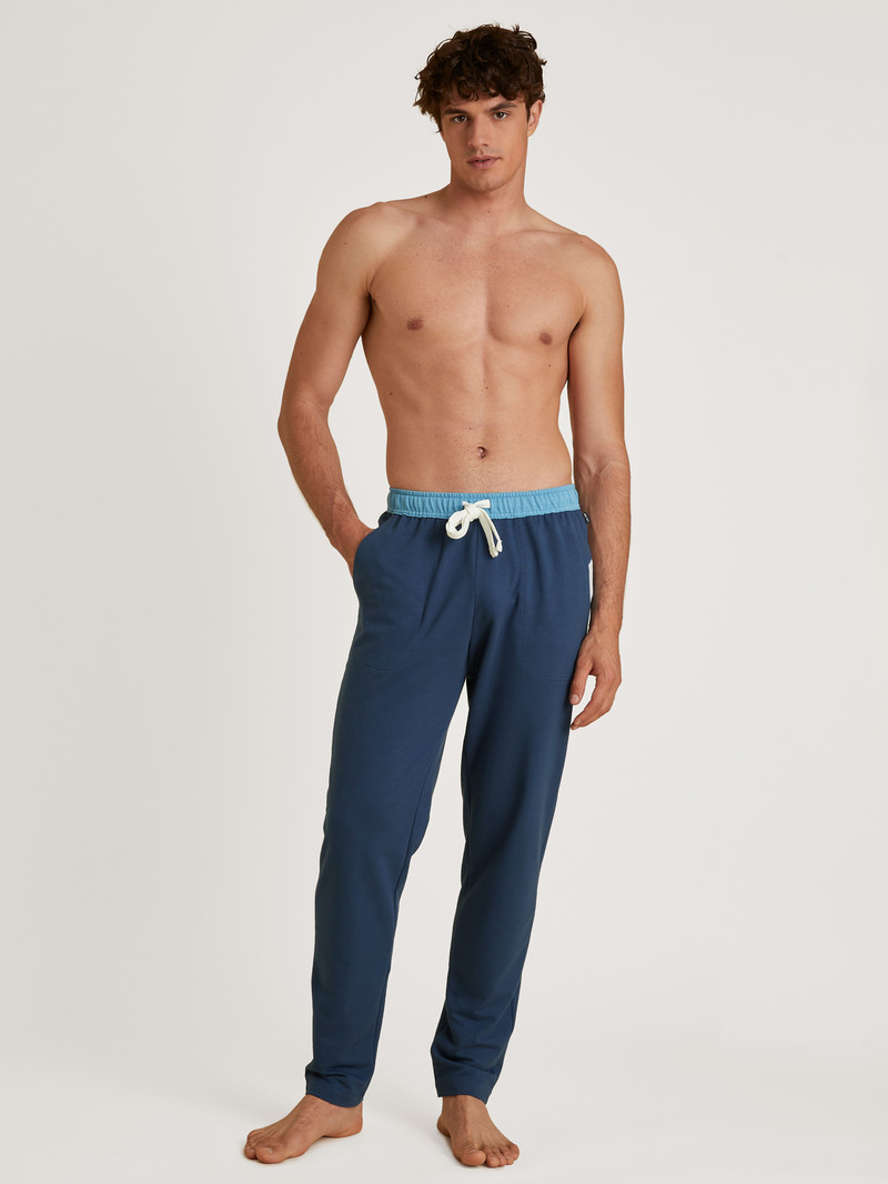 Loungewear Uomo Calida Circular Refresh Jogging Trousers, Cradle To Cradle Certified® Blu | 5470-TFLBA