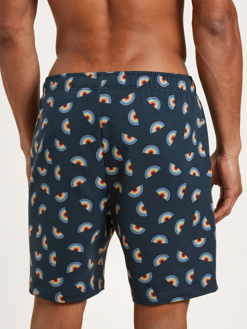 Loungewear Uomo Calida Love Capsule Shorts Blu | 3167-COPQK