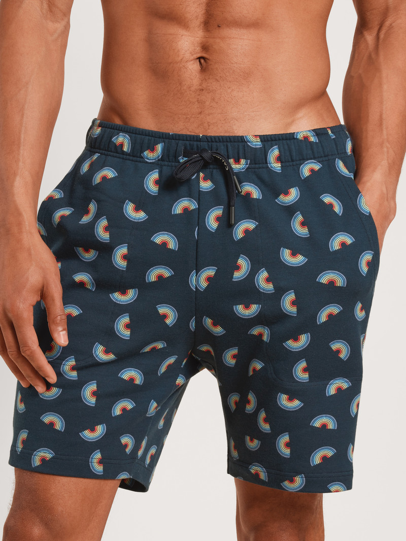 Loungewear Uomo Calida Love Capsule Shorts Blu | 3167-COPQK