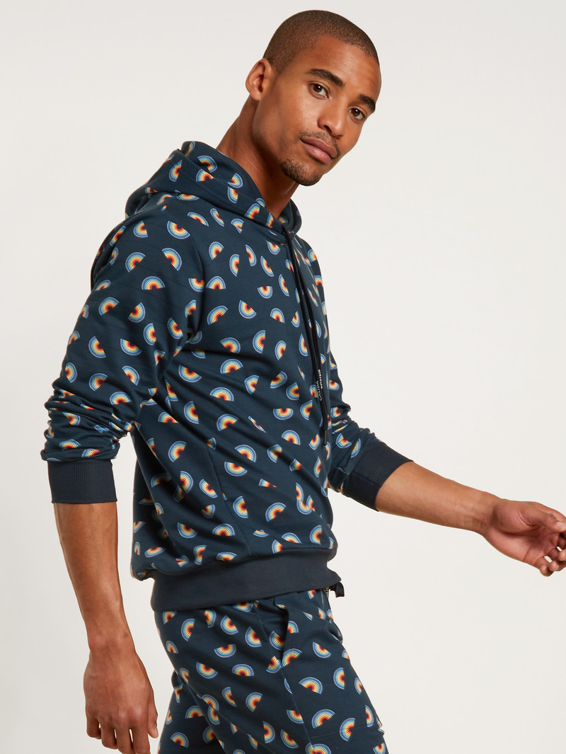 Loungewear Uomo Calida Love Capsule Sweater Long-sleeve Blu | 4812-LPWHM