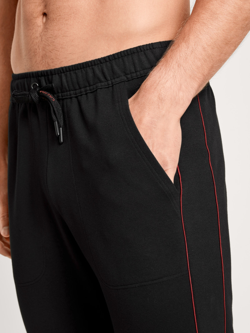 Loungewear Uomo Calida Remix Basic Lounge Sweatpants Schwarz | 0159-ZEYNF