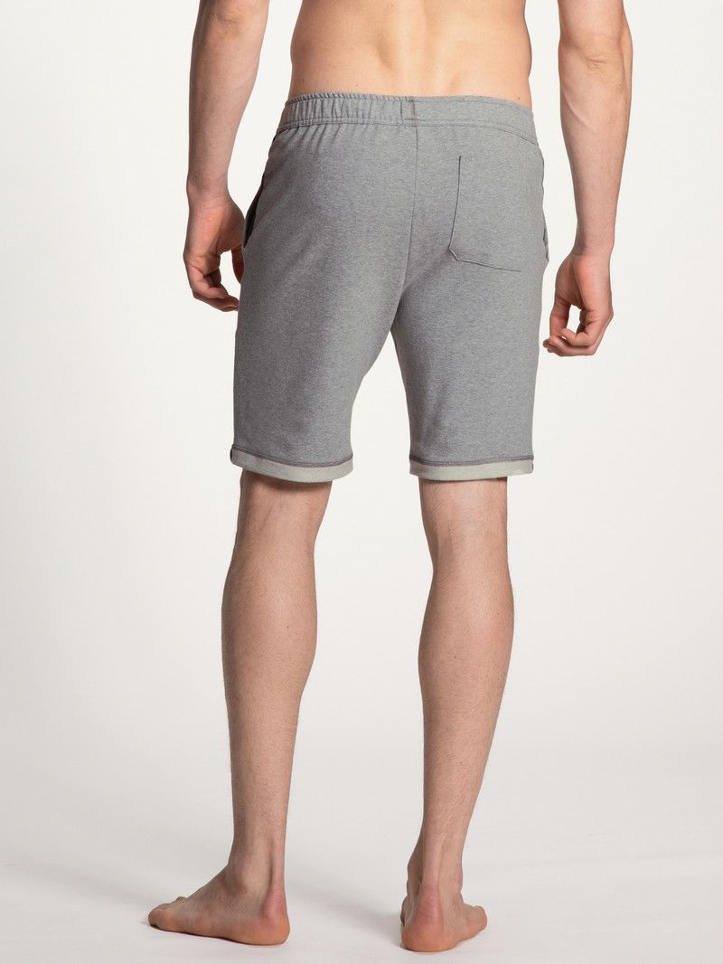 Loungewear Uomo Calida Remix Basic Lounge Bermudas Carbon Melé | 7896-LBVYH