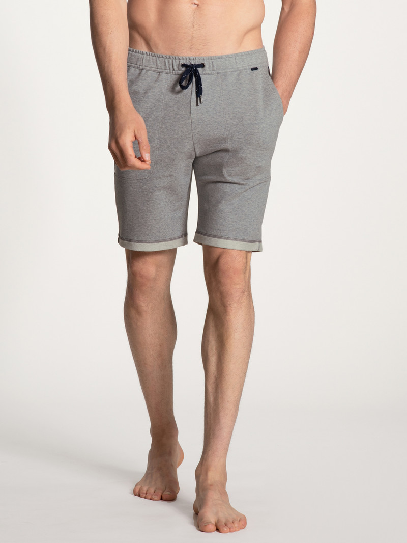 Loungewear Uomo Calida Remix Basic Lounge Bermudas Carbon Melé | 7896-LBVYH