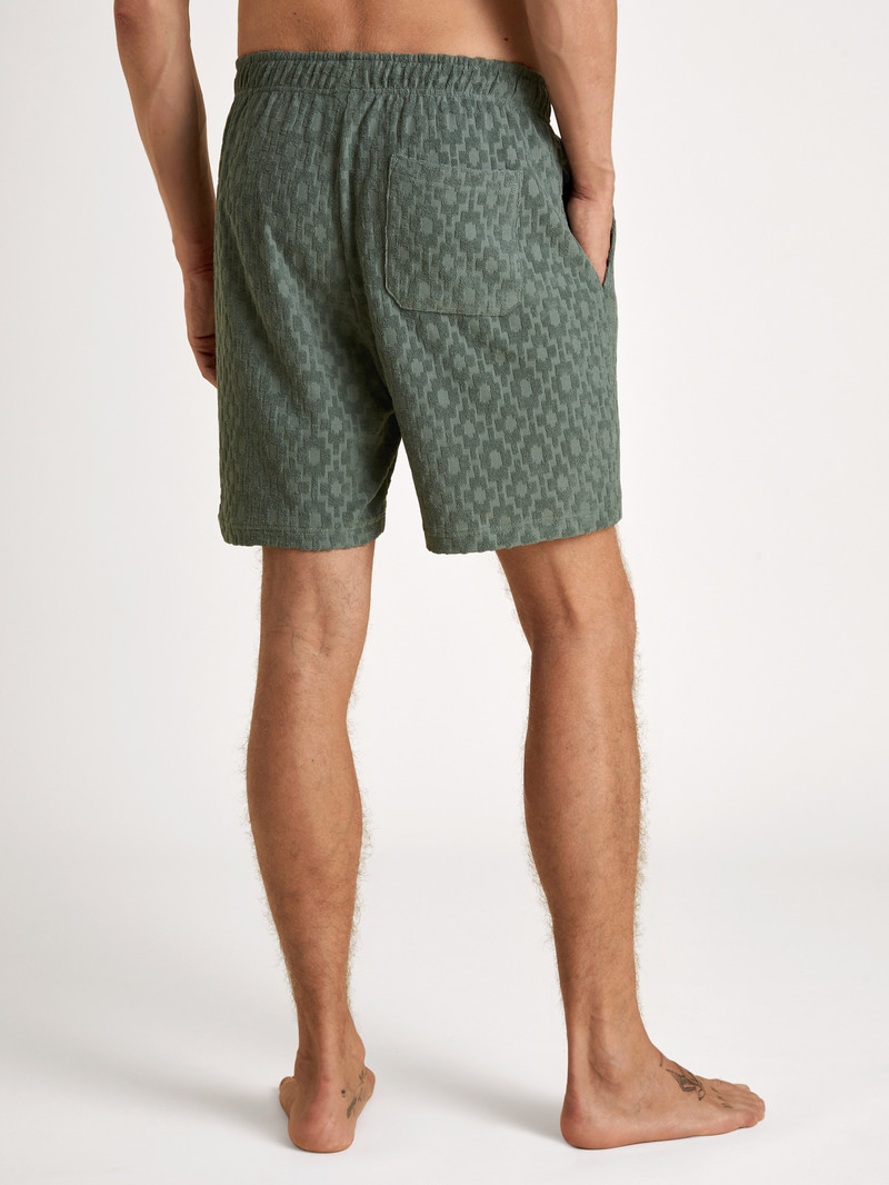 Loungewear Uomo Calida Rmx Lounge Holiday Bermudas Verdi | 5603-EISHY